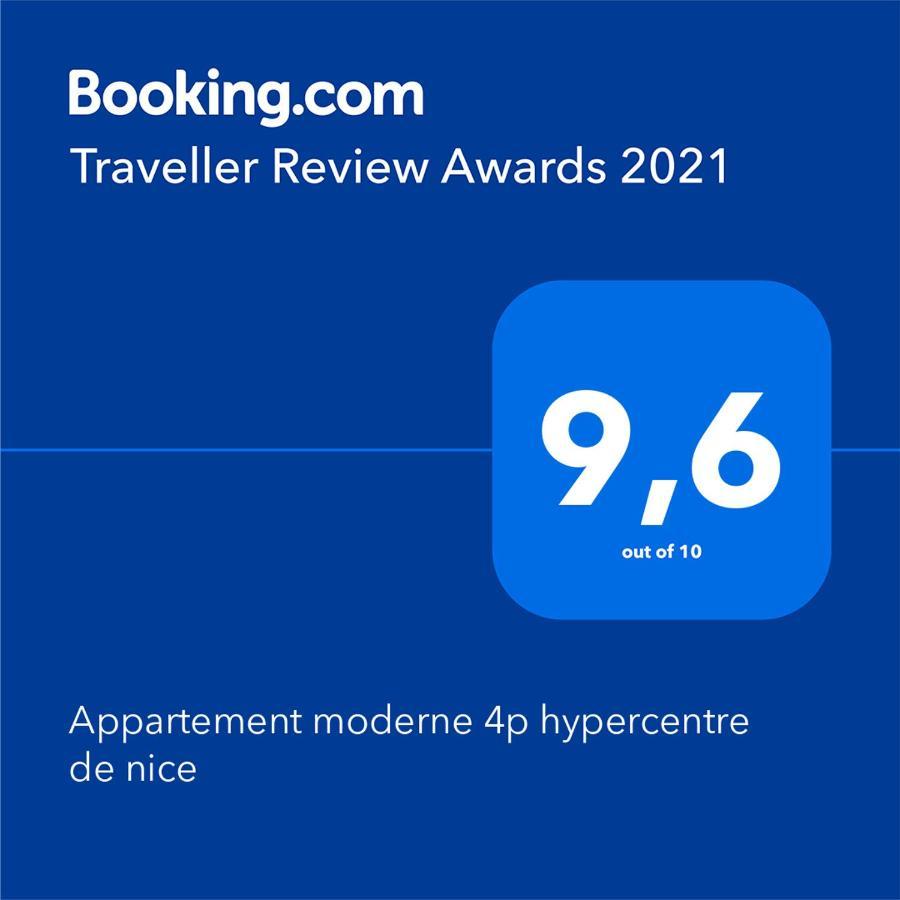Appartement Moderne 4P Hypercentre De Nice Dış mekan fotoğraf